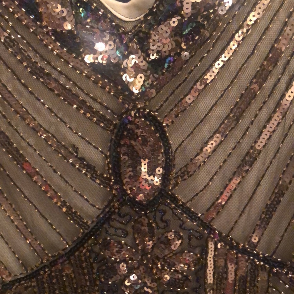 Glam up sparkle for holidays/ special occasion. Vintage Gatsby-inspired dress - Picture 8 of 12